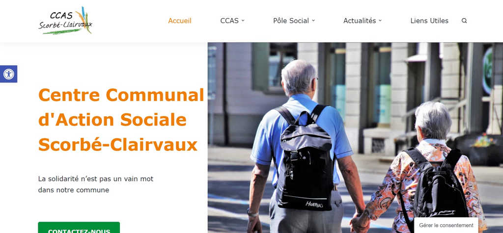 site du ccas Scorbé-Clairvaux